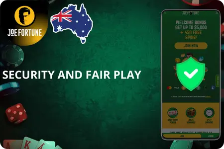 Joe Fortune casino security protocols verified