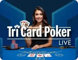 Tri Card Poker live